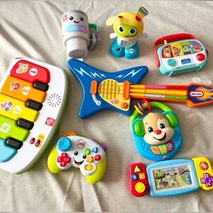 Fisher-Price Toddler Kid Toy Bundle: Music, Dance, Interactive Sounds
